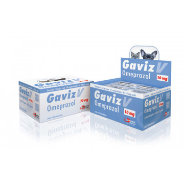 Gaviz V Omeprazol 10mg/20mg - cartela com 10 comprimidos